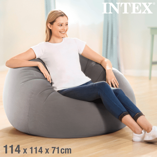Sofá insuflável INTEX Beanless Bag 114x114x71 cm