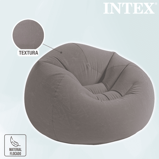 Sofá insuflável INTEX Beanless Bag 114x114x71 cm