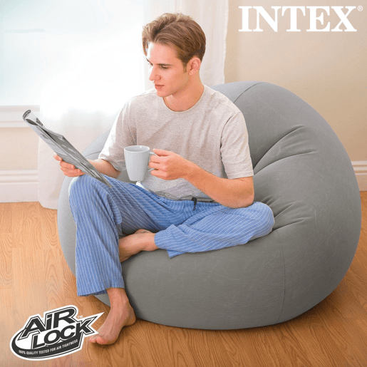 Sofá insuflável INTEX Beanless Bag 114x114x71 cm