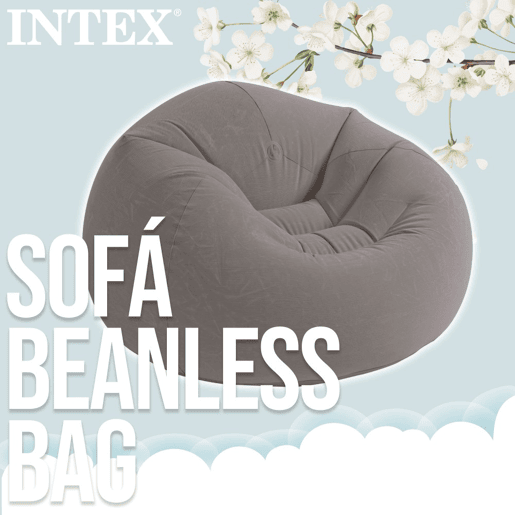 Sofá insuflável INTEX Beanless Bag 114x114x71 cm
