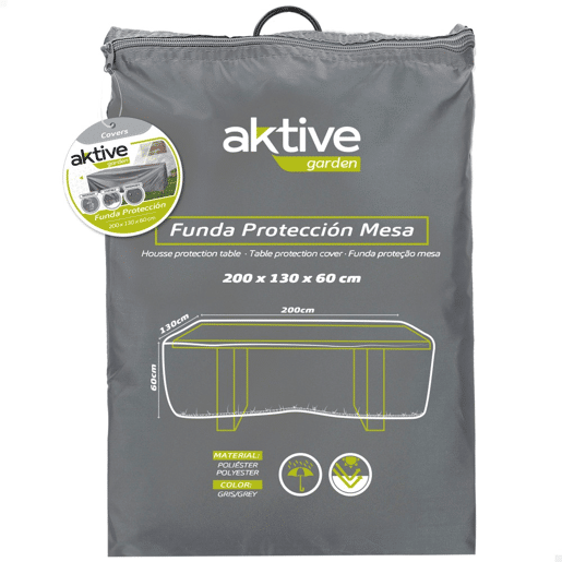 Capa de proteção mesa jardim 200x130x60 cm Aktive Garden