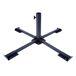 Base plegable de metal para sombrilla Aktive Base plegable de metal para sombrilla Aktive Negro