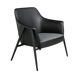 ANGEL CERDA Sillón tela gris y polipiel negro ANGEL CERDA Sillón tela gris y polipiel negro Negro