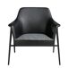 ANGEL CERDA Sillón tela gris y polipiel negro ANGEL CERDA Sillón tela gris y polipiel negro Negro