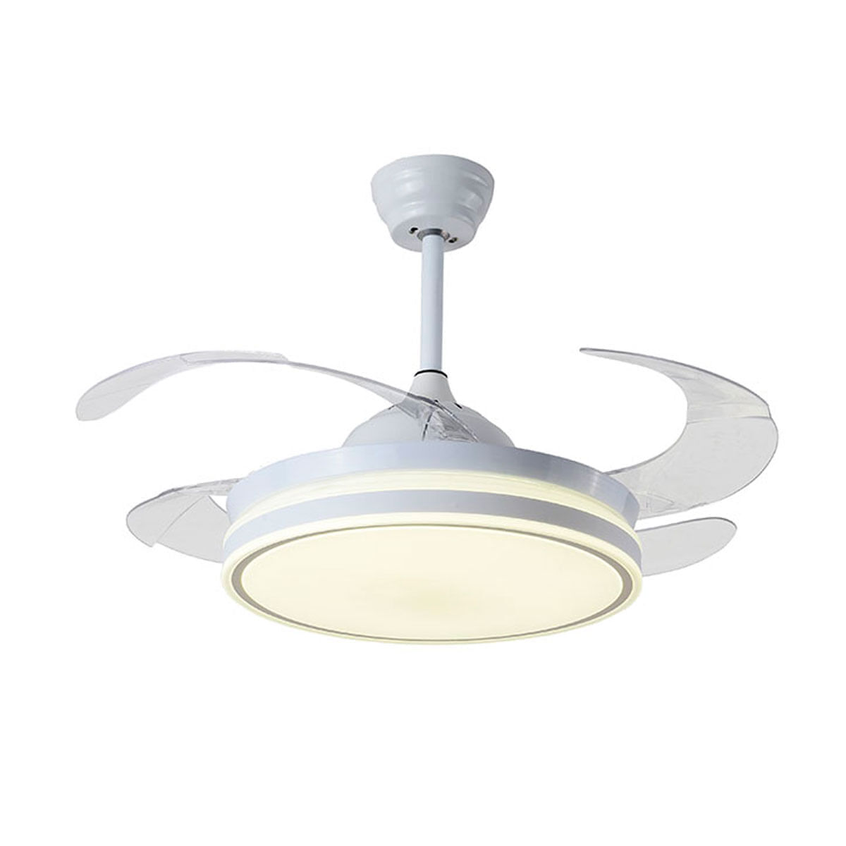 Ventilador de techo Asgard Bel Air W aspas retráctiles mando a d