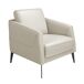 ANGEL CERDA Sillón piel gris taupe ANGEL CERDA Sillón piel gris taupe Negro