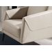 ANGEL CERDA Sillón piel gris taupe ANGEL CERDA Sillón piel gris taupe Negro