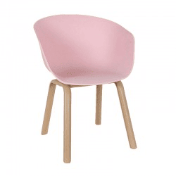 Cadeira cor-de-rosa bonita