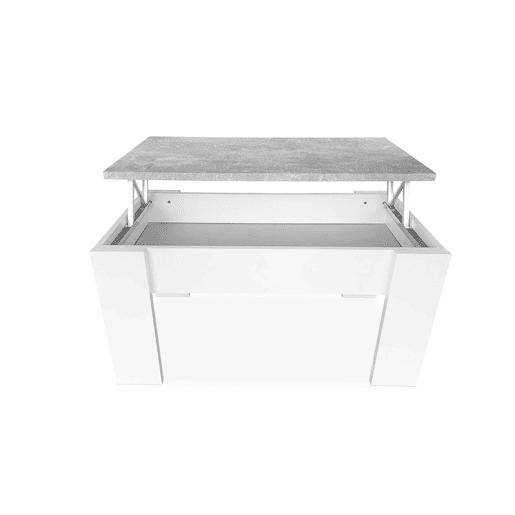 Mesa de centro elevável, medidas: 90 cm (L) x 50 cm (P) x 46-57 cm (A)