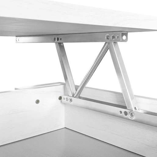 Mesa de centro elevável, medidas: 90 cm (L) x 50 cm (P) x 46-57 cm (A)