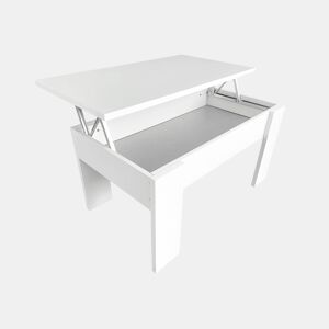 Mesa de centro elevável, medidas: 90 cm (L) x 50 cm (P) x 46-57 cm (A)