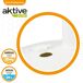 Base para sombrilla circular Aktive Base para sombrilla circular Aktive Blanco
