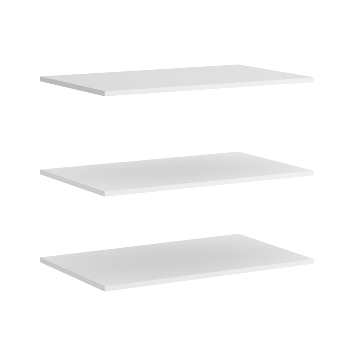 Pack de 3 estantes Blancos para armario de 180 cm 72