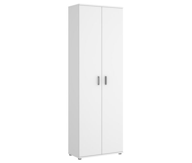 Armario auxiliar fit 4 compartimentos blanco 190x61x35 cm