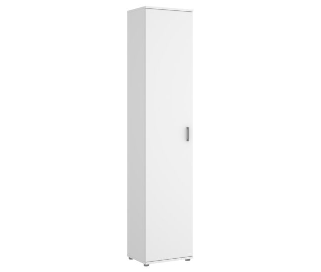 Armario auxiliar fit 4 compartimentos blanco 190x39x35 cm