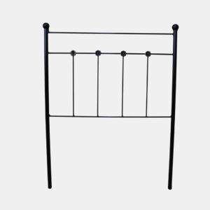 Cabeceira Ducal Forge para cama 135 Preto 143x125x4. Matris