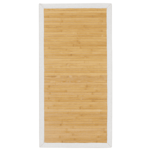 Tapete de bambu natural castanho 60x90cm BAMBU