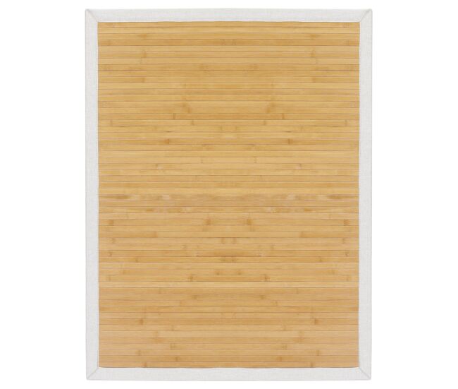 Alfombra de bambú natural marron 120x180cm bambu