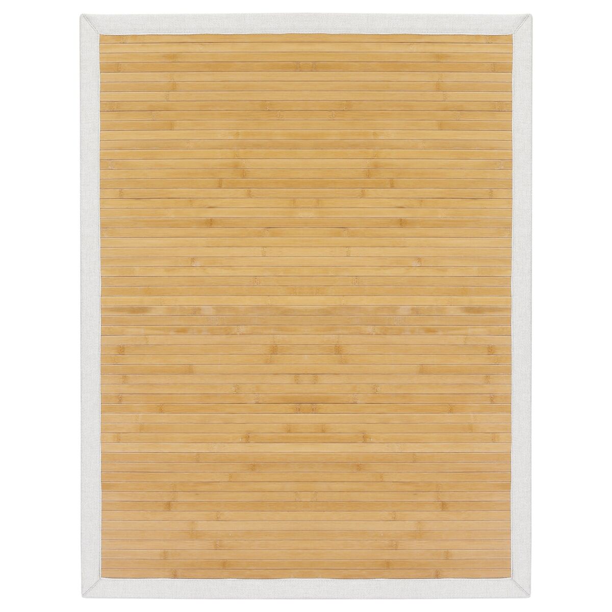 Alfombra de bambú natural marron 170x240cm bambu