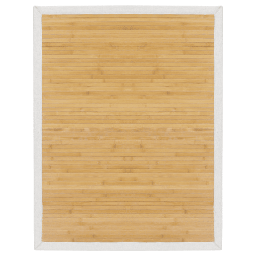 Tapete de bambu castanho natural 140x200cm BAMBU