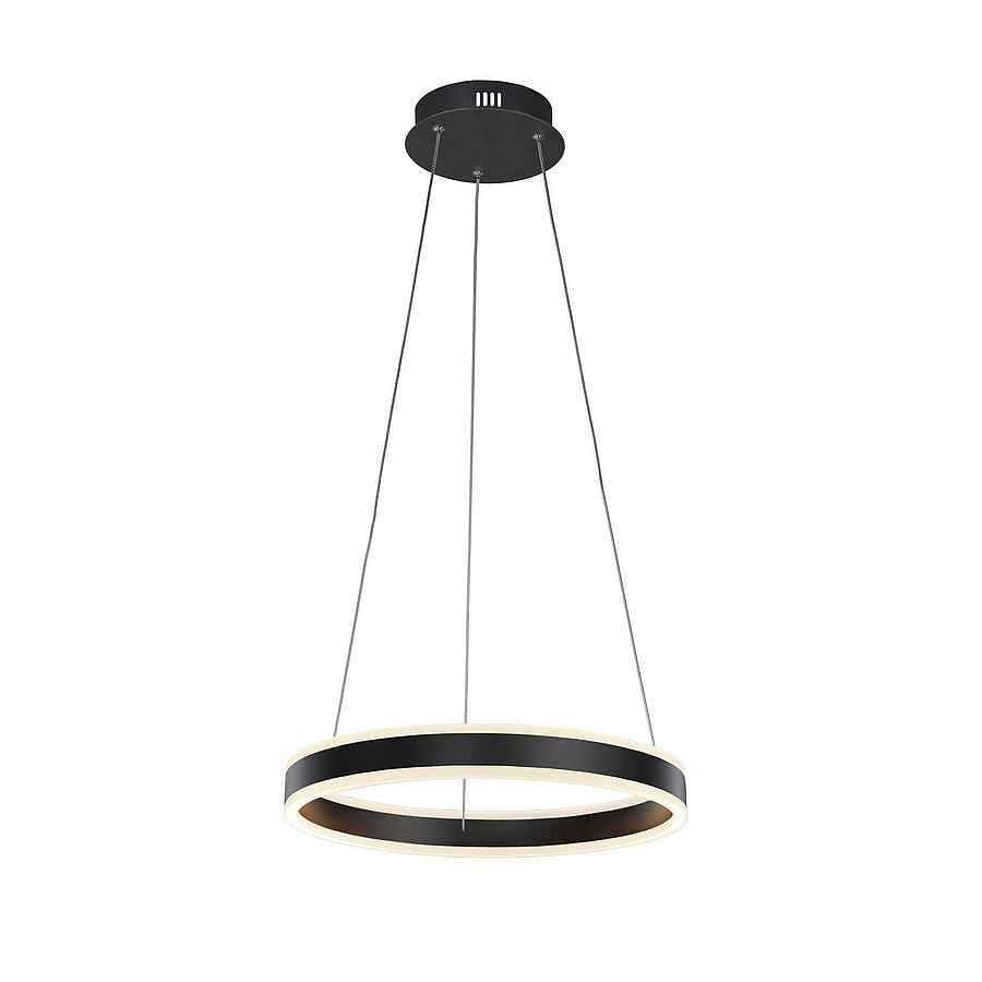 lampara de techo metal color negro serie helia 50cm