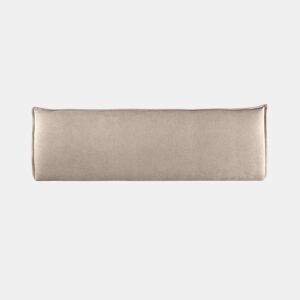 Cabeceira 145x50x7 | Cama de casal | Cabeceira estofada AGORA | Para cama 120, 135 e 140 | Fixação à parede | Microfibra AquaClean Bege