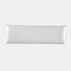 Cabeceira 145x50x7 | Cama de casal | Cabeceira estofada AGORA | Para camas de 120, 135 e 140 cm | Fixação à parede | Couro sintético branco