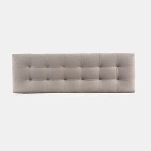 Cabeceira 145x50x7 | Cama de casal | Cabeceira estofada VERSALLES | Para camas de 120, 135 e 140 cm | Fixação à parede | Em microfibra AquaClean Bege
