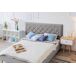 Cabecero de Cama DOMUS Tapizado Microfibra AquaClean 160 Cabecero de Cama DOMUS Tapizado Microfibra AquaClean 160 Gris