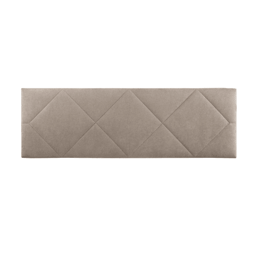 Cabeceira 145x50x7 | Cama de casal | Cabeceira estofada SPYGA | Para camas de 120, 135 e 140 cm | Fixação à parede | Microfibra AquaClean Bege