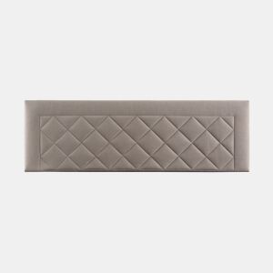 Cabeceira 145x50x7 | Cama de cama | Cabeceira estofada DOMUS | Para camas de 120, 135 e 140 cm | Fixação à parede | Microfibra AquaClean Bege