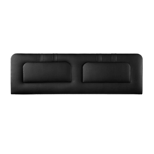 Cabeceira 145x50x7 | Cama de casal | Cabeceira estofada BLUME | Para cama 120, 135 e 140 | Fixação na parede | Couro sintético preto Cabeceira 145x50x7 | Cama de casal | Cabeceira estofada BLUME | Para cama 120, 135 e 140 | Fixação na parede | Couro sintético preto