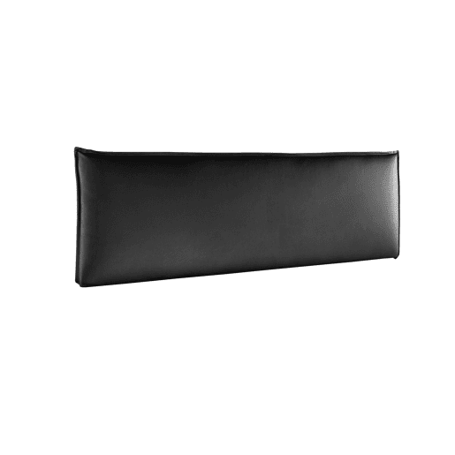 Cabeceira 145x50x7 | Cama de casal | Cabeceira estofada AGORA | Para camas de 120, 135 e 140 cm | Fixação à parede | Couro sintético preto Cabeceira 145x50x7 | Cama de casal | Cabeceira estofada AGORA | Para camas de 120, 135 e 140 cm | Fixação à parede | Couro sintético preto