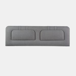 Cabeceira 145x50x7 | Cama de Casal | Cabeceira Estofada BLUME | Para Cama 120, 135 e 140 | Fixação à parede | Microfibra AquaClean Cinzento