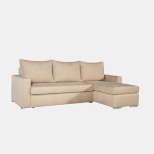 Sofá-cama Chaise Saint-Tropez Bege Direito.