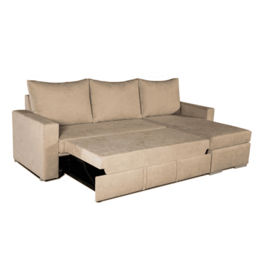 Sofá-cama Chaise Saint-Tropez Bege Direito.