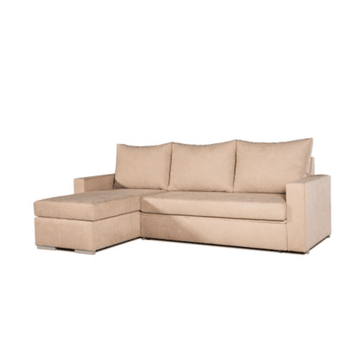 Sofá-cama Chaise Saint-Tropez Bege Esquerda. Sofá-cama Chaise Saint-Tropez Bege Esquerda.