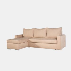 Sofá-cama Chaise Saint-Tropez Bege Esquerda.