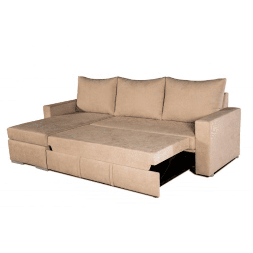 Sofá-cama Chaise Saint-Tropez Bege Esquerda. Sofá-cama Chaise Saint-Tropez Bege Esquerda.