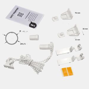 VIEWTEX Mini Conjunto Mecanismo Branco