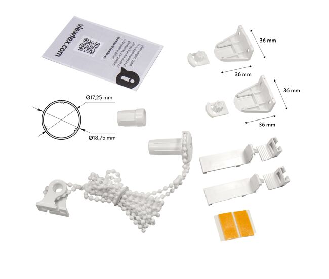 Conjunto mecanismo mini blanco