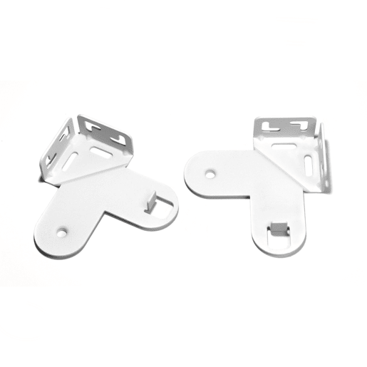 VIEWTEX Suporte de Cortina Dupla Branco