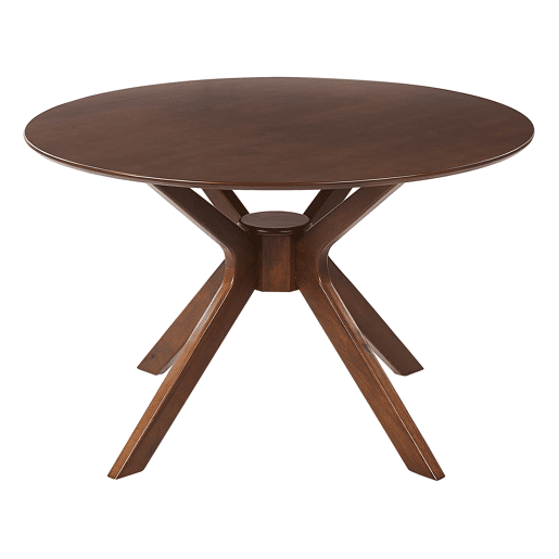 Mesa de jantar TYMIS Mogno escuro 120 cm 120 cm Mesa de jantar TYMIS Mogno escuro 120 cm 120 cm