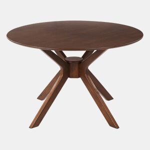 Mesa de jantar TYMIS Mogno escuro 120 cm 120 cm