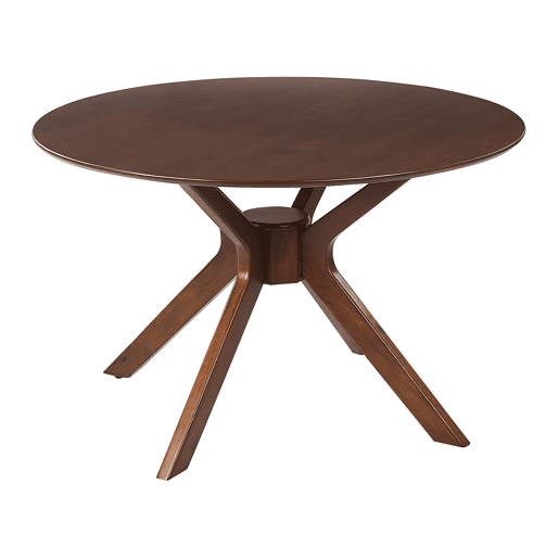 Mesa de jantar TYMIS Mogno escuro 120 cm 120 cm Mesa de jantar TYMIS Mogno escuro 120 cm 120 cm