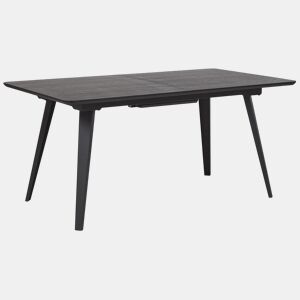 Mesa de jantar extensível IRVINGTON Preto 160200 cm 90 cm