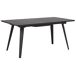 Beliani Mesa de comedor extensible IRVINGTON Beliani Mesa de comedor extensible IRVINGTON Negro