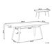 Beliani Mesa de comedor extensible IRVINGTON Beliani Mesa de comedor extensible IRVINGTON Negro