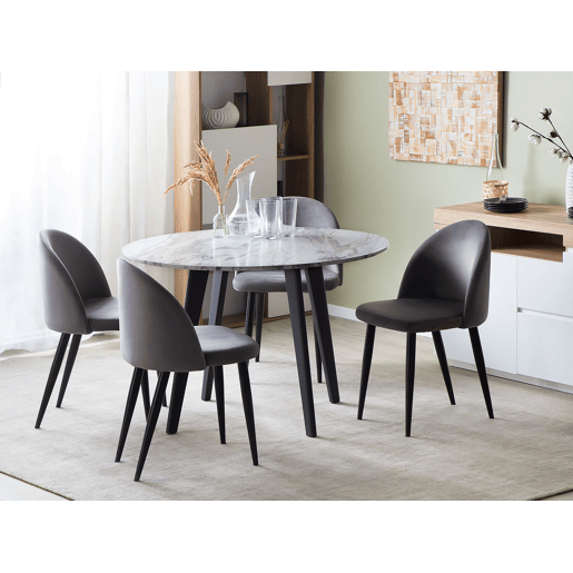 Mesa de jantar MOSBY Mármore 110 cm 110 cm