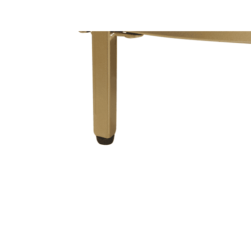Mesa de centro BIRNEY Vidro de segurança (temperado) Dourado